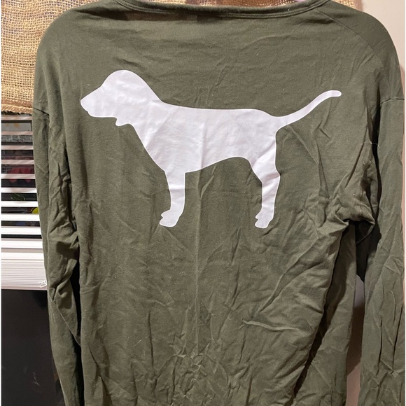 Pink, size small, army green - Picture 2 of 2